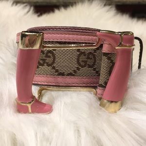 GUCCI BELT 🔥 GG With Pink Trim